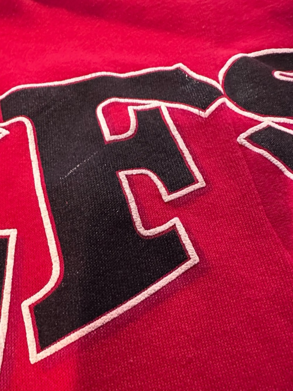 Vintage 90's Kansas City Chiefs Sweatshirt Cutoff With Large Logo Size L/XL - Picture 8 of 14